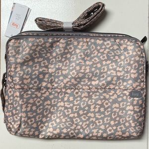 LUG Delta Laptop Bag in Leopard Pearl